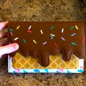 Disney loungefly princess ice cream wallet